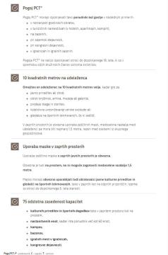 Konec epidemije - zahvala vsem občanom